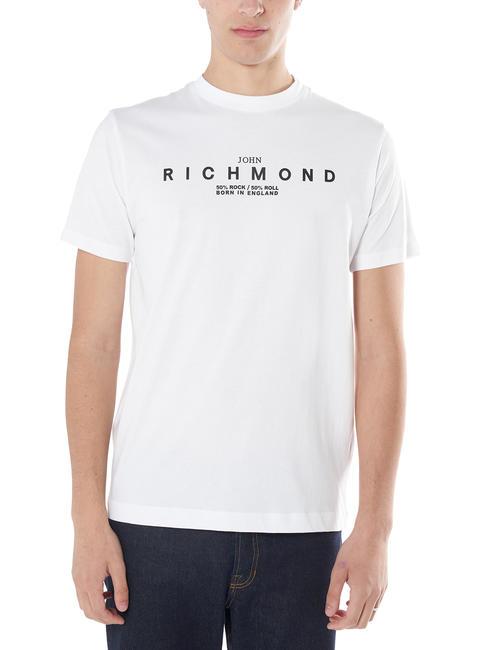 JOHN RICHMOND KAMADA Cotton T-shirt whitea - T-shirt