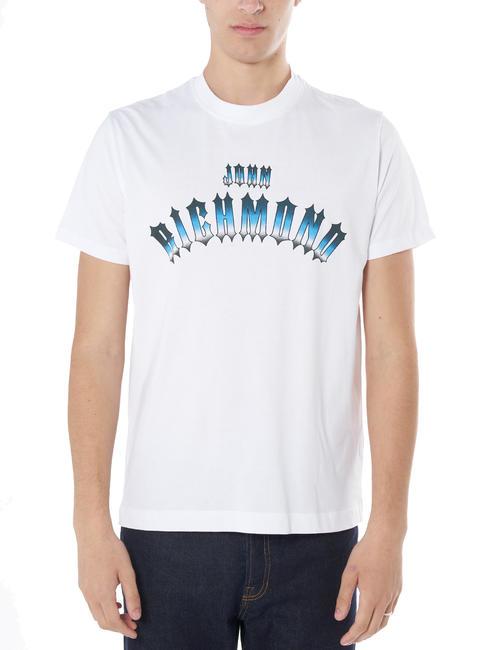 JOHN RICHMOND MORALES Cotton T-shirt whitez - T-shirt