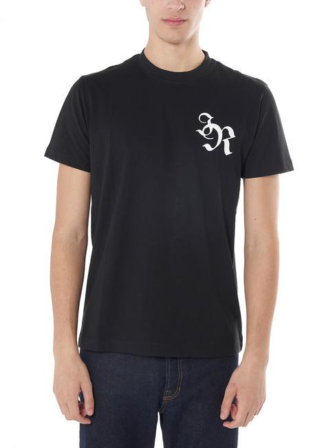 JOHN RICHMOND AGUIRRE Cotton T-shirt black/gr.x - T-shirt