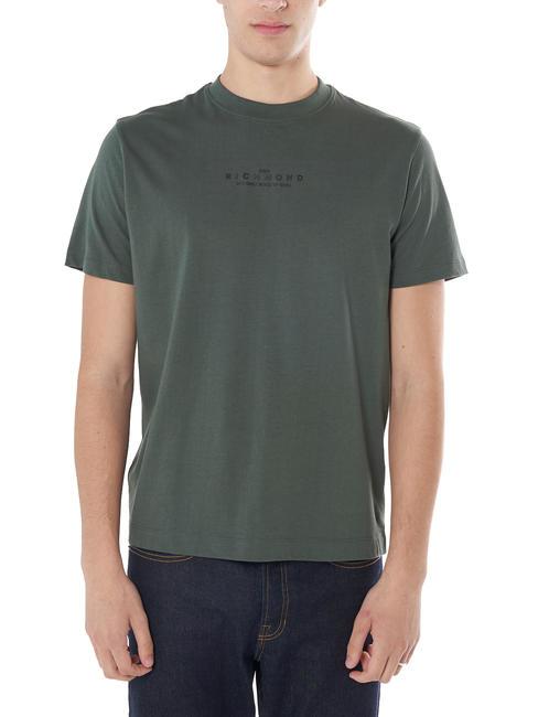 JOHN RICHMOND LANUS Cotton T-shirt milit.chic - T-shirt