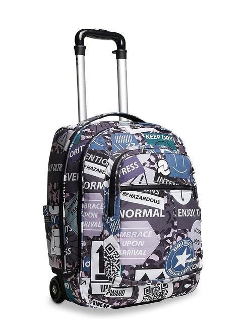 INVICTA NEW WAY NEW BUMP Fantasy 2 in 1 Trolley Backpack signs - Backpack trolleys