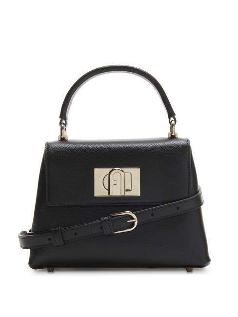 FURLA 1927 Handbag, with shoulder strap, in leather Black - Women’s Bags