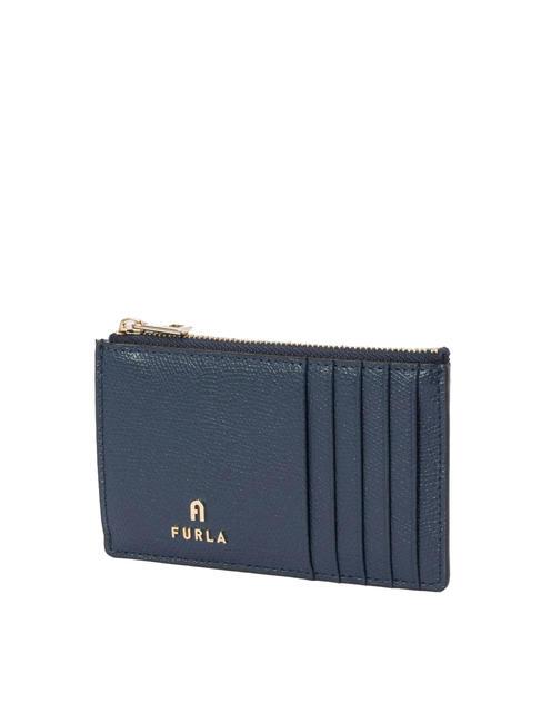 FURLA CAMELIA Flat leather wallet Mediterranean - Women’s Wallets