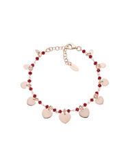 AMEN ELEGANCE Bracelet with heart and crystal charms - Bracelets