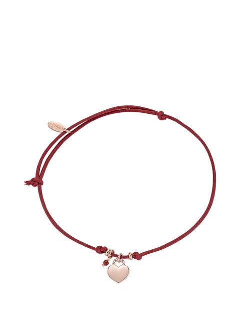 AMEN AMORE Bracelet with heart charm rose - Bracelets