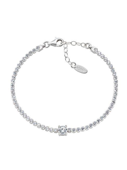 AMEN TENNIS Bracelet with white zircons rhodium - Bracelets