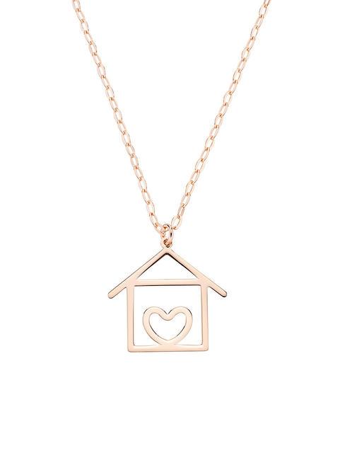 AMEN COCCOLE House charm silver necklace rose - Necklaces