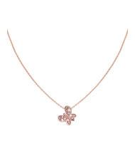 AMEN FARFALLE Silver necklace with zircons - Necklaces