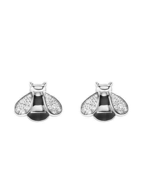 AMEN API Earrings in enamelled silver and zircons rhodium - Earrings