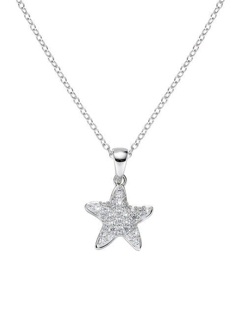 AMEN ANIMALIER LUXURY Starfish charm silver necklace rhodium - Necklaces