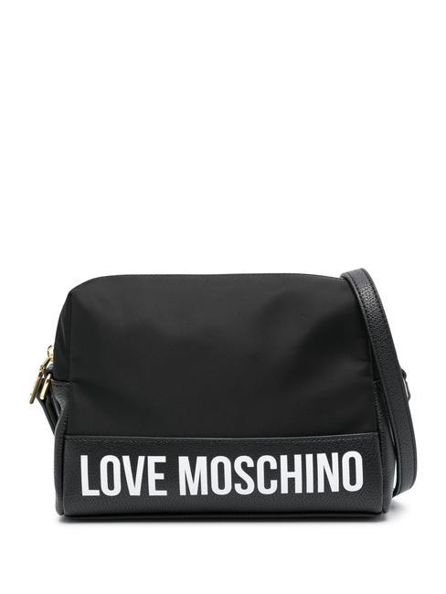 LOVE MOSCHINO CITY LOVERS Nylon shoulder bag Black - Women’s Bags