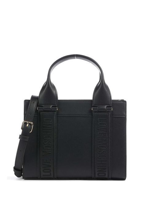 LOVE MOSCHINO BILLBOARD Hand bag with shoulder strap Black - Women’s Bags