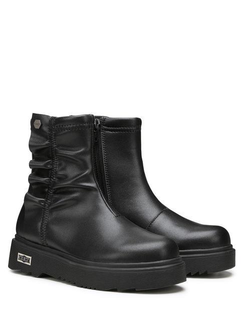 CULT SLASH 0052 KIDS Ankle boots with ruffles black - Baby Shoes