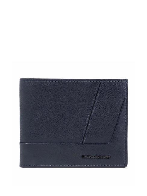 PIQUADRO S129  Leather wallet blue - Men’s Wallets