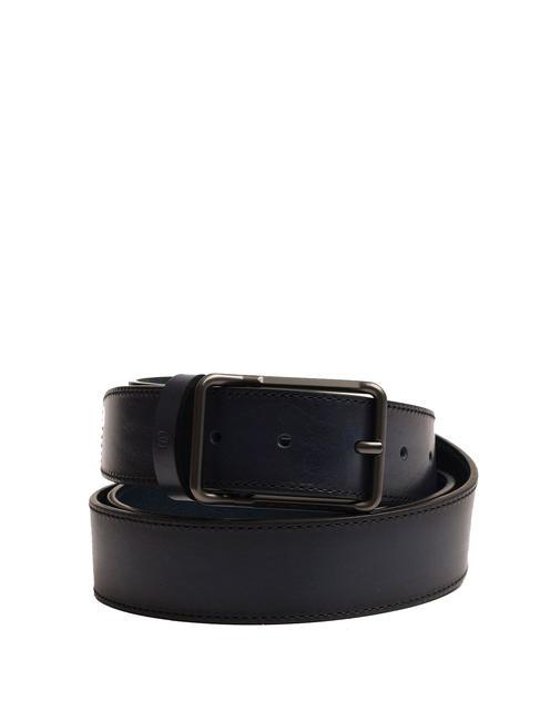 PIQUADRO 102 Leather belt blue - Belts
