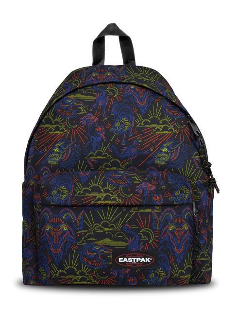 EASTPAK PADDED PAKR Backpack neon print black - Backpacks & School and Leisure