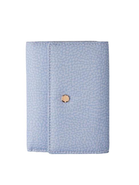 BORBONESE CLASSICA  Medium wallet with flap topaz - Women’s Wallets