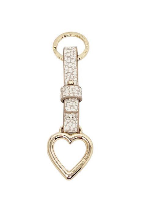 BORBONESE KEYRING Heart key ring sand - Key holders