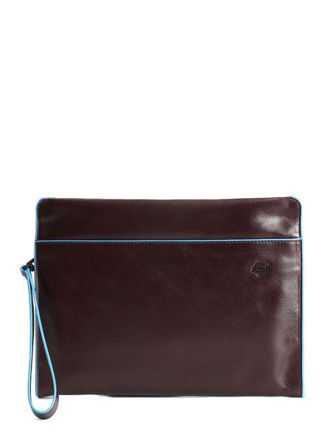 PIQUADRO B2 REVAMP Leather clutch bag MAHOGANY - Women’s Bags