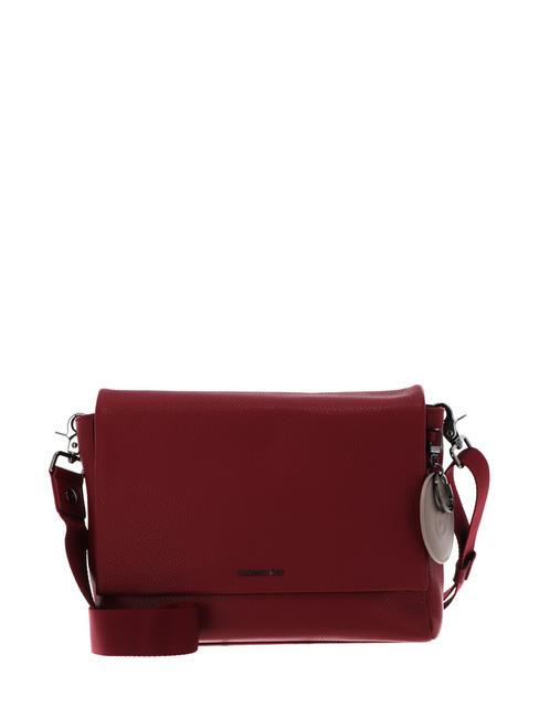 MANDARINA DUCK MELLOW  Leather shoulder bag rumba red - Women’s Bags