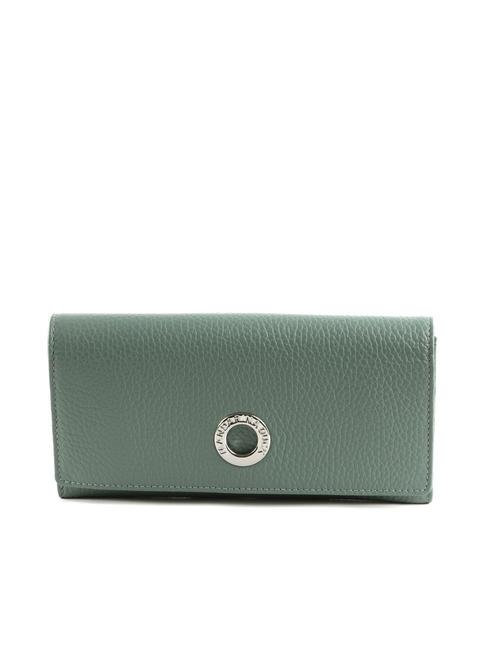 MANDARINA DUCK MELLOW  Large wallet in textured leather mistral - Women’s Wallets