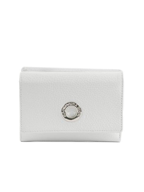 MANDARINA DUCK MELLOW  Medium leather wallet optical white - Women’s Wallets