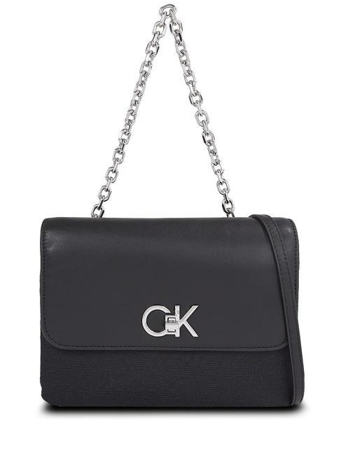CALVIN KLEIN RE-LOCK  Mini hand bag, with shoulder strap black and black - Women’s Bags