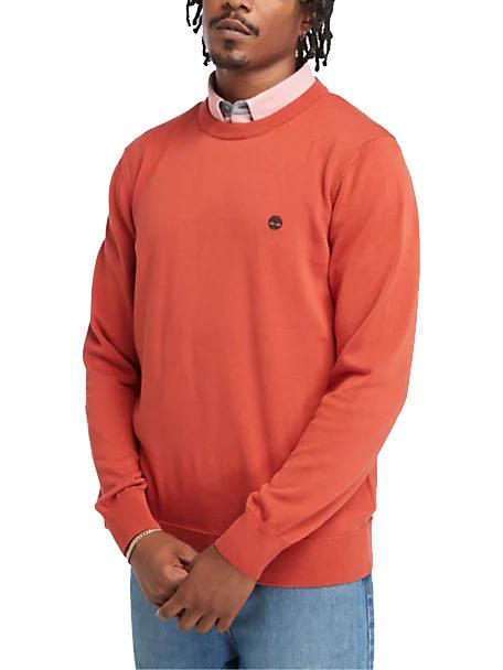 TIMBERLAND WILLIAMS RIVER Crewneck sweater hot sauce - Men's Sweaters