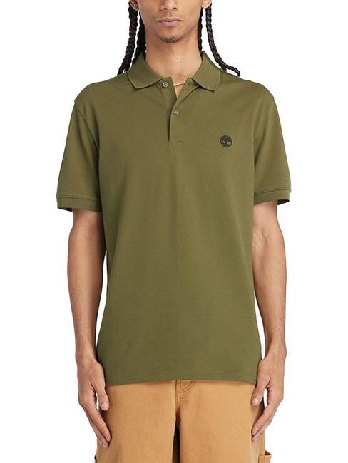 TIMBERLAND MERRYMEETING RIVER Stretch cotton polo shirt sphagnum - Polo shirt