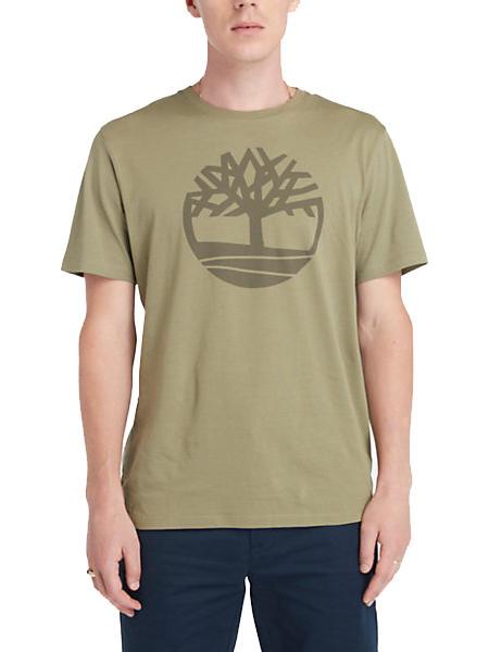 TIMBERLAND KBEC RIVER Short-sleeved T-shirt Cassel Earth/Grape Leaf - T-shirt