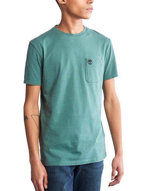 TIMBERLAND DUNSTAN RIVER Cotton T-shirt with pocket sea pine - T-shirt