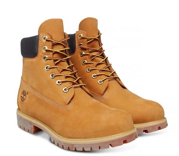 TIMBERLAND ankle boots 6 INCH PREMIUM, in nubuck yellow - Men’s shoes