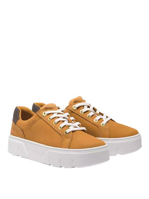 TIMBERLAND LAUREL COURT Leather sneakers wheat nubuck - Women’s shoes