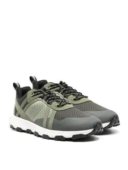TIMBERLAND WINSOR TRAIL Sneakers dark green mesh - Men’s shoes