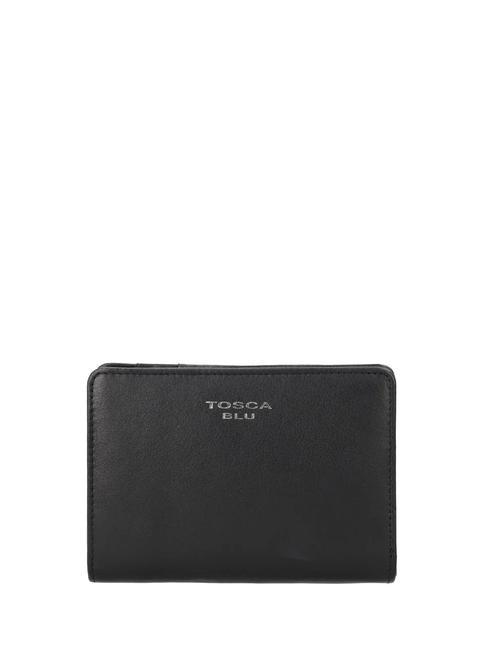TOSCA BLU BASIC WALLETS  Medium leather wallet Black - Women’s Wallets