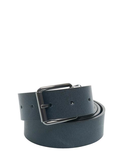 ARMANI EXCHANGE A|X Men's leather belt Navy blue - Belts