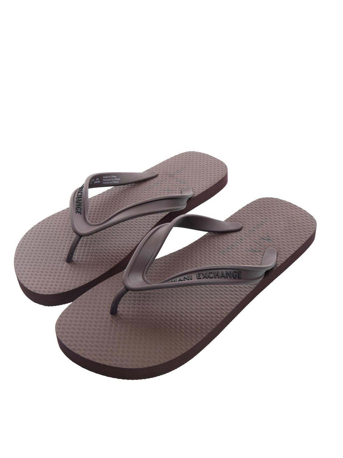 Armani exchange flip flops outlet