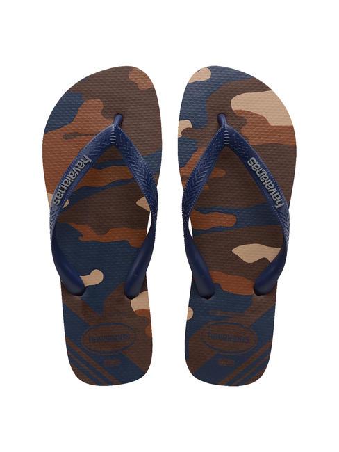 HAVAIANAS flip flops TOP CAMU darkbro - Men’s shoes