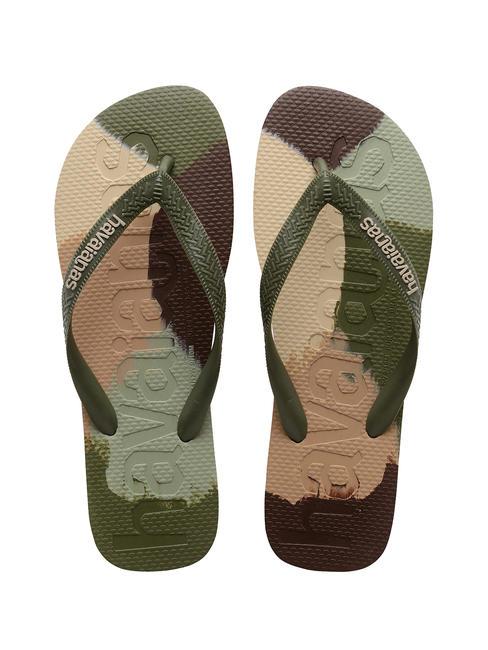 HAVAIANAS TOP LOGOMANIA COLORS II Flip flops green - Unisex shoes
