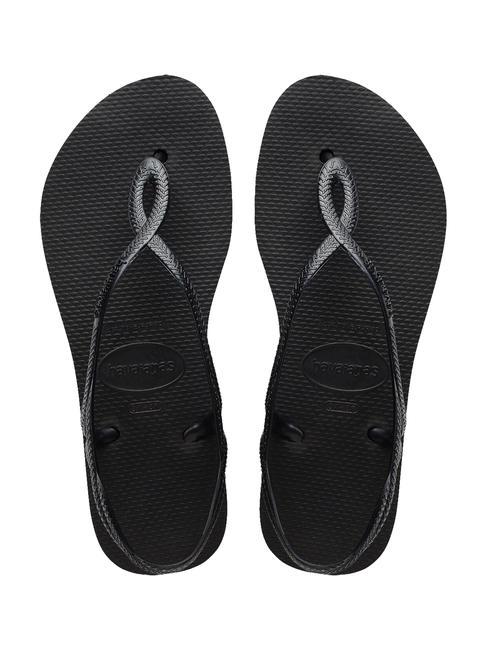 HAVAIANAS LUNA FLATFORM Flatform flip-flop sandal BLACK - Women’s shoes