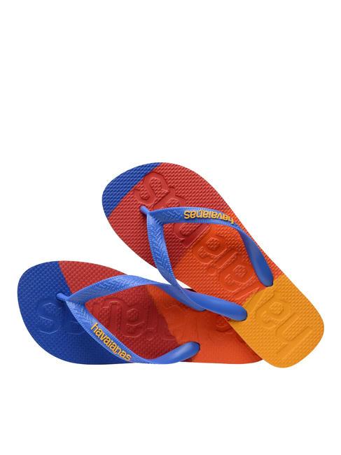 HAVAIANAS TOP LOGOMANIA COLORS II Flip flops blue star - Unisex shoes