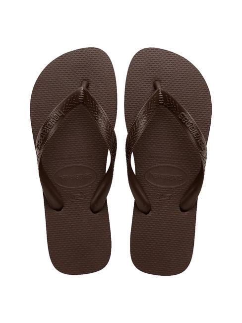 HAVAIANAS TOP SENSES Flip flops darkbro - Unisex shoes