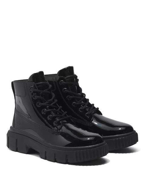 TIMBERLAND VIBRAM Leather ankle boots Jetblack - Women’s shoes