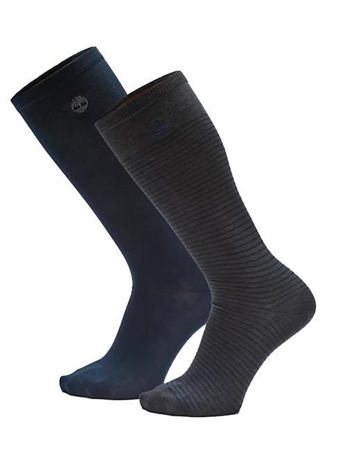 TIMBERLAND 2 Paia di Calzettoni Uomo  dark / gray / heather - Men's Socks