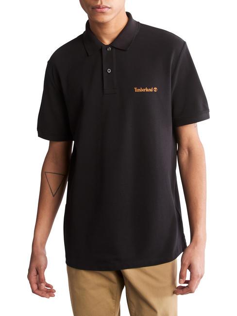 TIMBERLAND SS SMALL LOGO Cotton T-Shirt BLACK - T-shirt