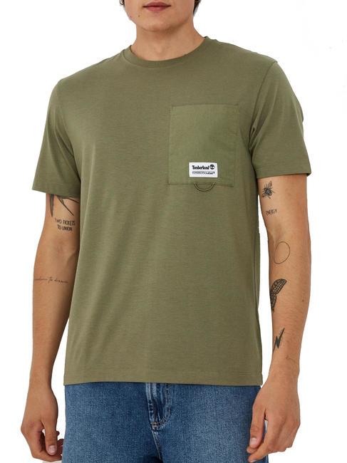 TIMBERLAND SS POCKET Short-sleeved T-shirt cassel earth - T-shirt