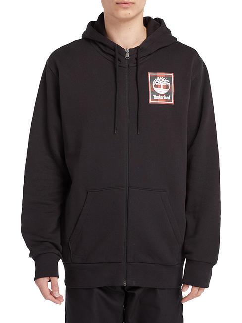 TIMBERLAND TFO BUFFALO Zip-up sweatshirt BLACK - Sweatshirts