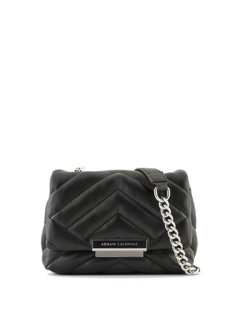 ARMANI EXCHANGE A|X MATELASSE Mini shoulder bag Black - Women’s Bags