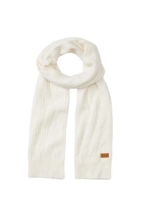 TIMBERLAND GRADATION CABLE Scarf white smoke - Scarves