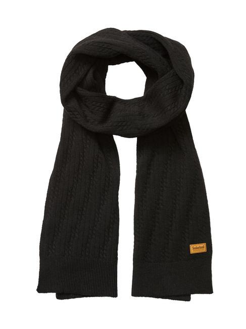 TIMBERLAND GRADATION CABLE Scarf BLACK - Scarves